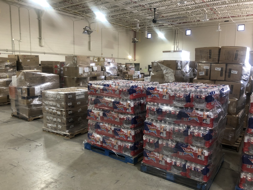 Personal Protective Equipment Staging at the Texas Army National Guard Westheimer Armory