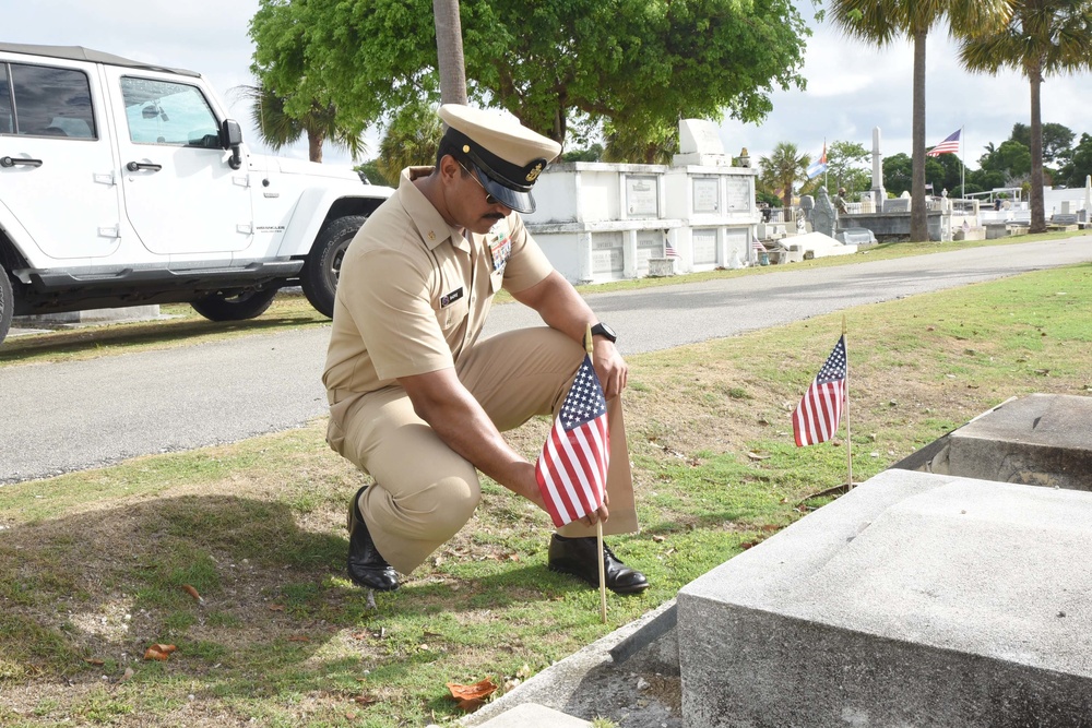 Flag-Laying Ceremony
