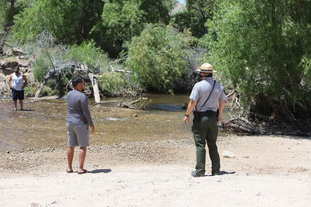 District park rangers want public to know recreating at Mojave River Dam is not authorized