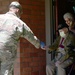 U.S. Army Soldiers from Battery B 1St Battalion provide a drive-by motorcade honoring WW2 veteran’s birthday