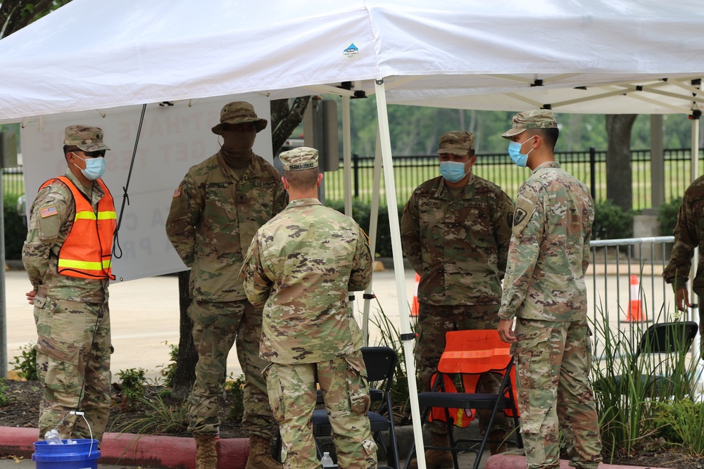 Texas Military Department Conducts COVID-19 Testing at Hilliard Elementary