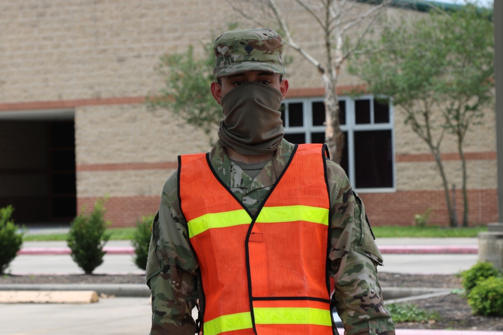 Texas Military Department Conducts COVID-19 Testing at Hilliard Elementary