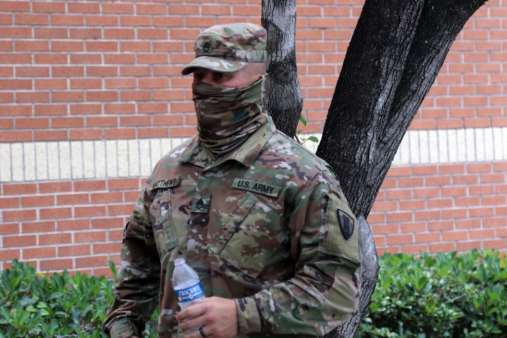 Texas Military Department Conducts COVID-19 Testing at Hilliard Elementary