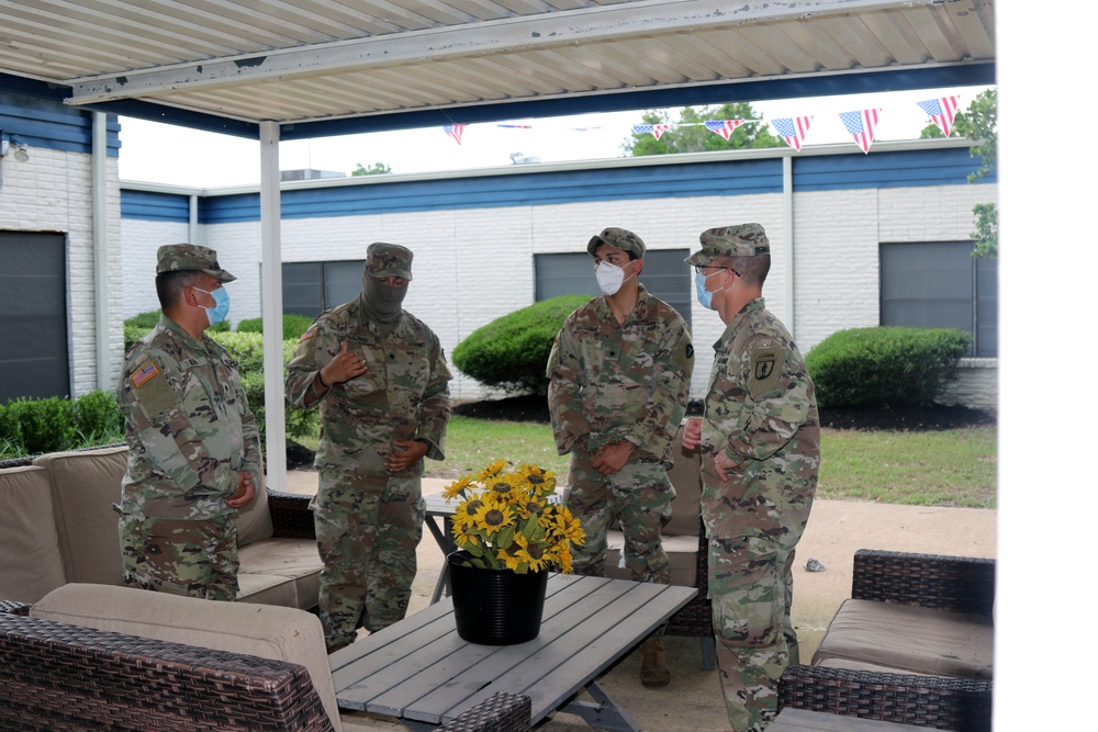 Texas Military Department Conducts COVID-19 Testing at Hilliard Elementary