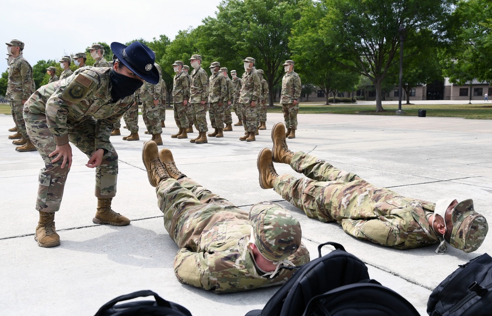 Nearly 60 Airmen completed basic military training course at Keesler