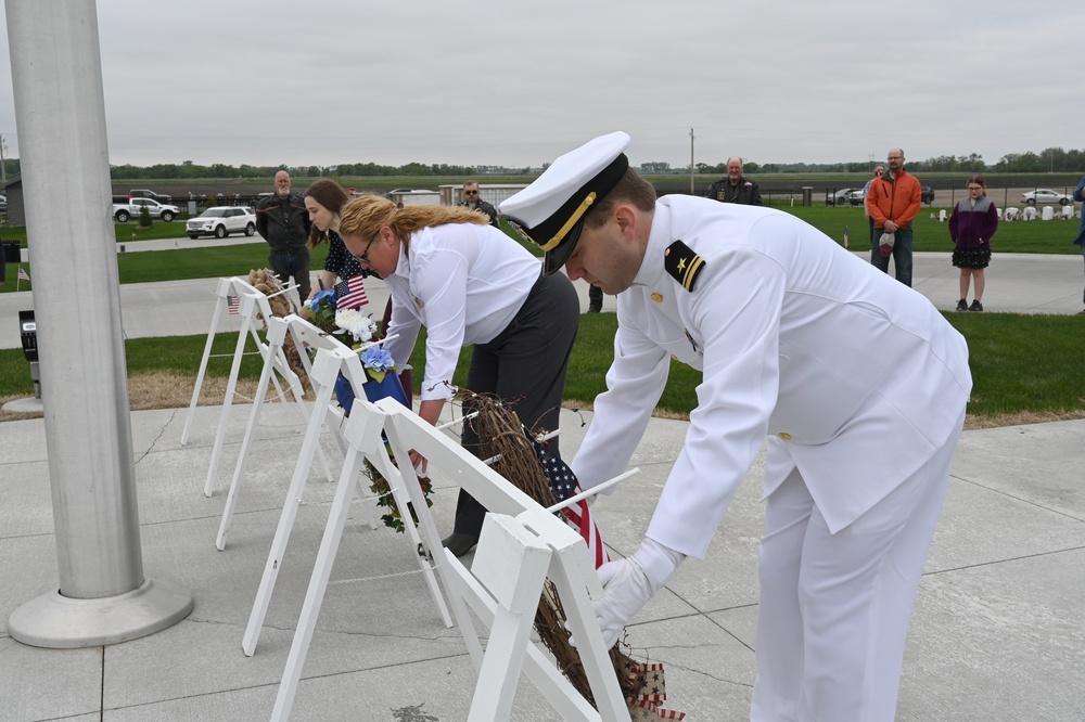 First Memorial Day ceremony at the Fargo National Cemetery