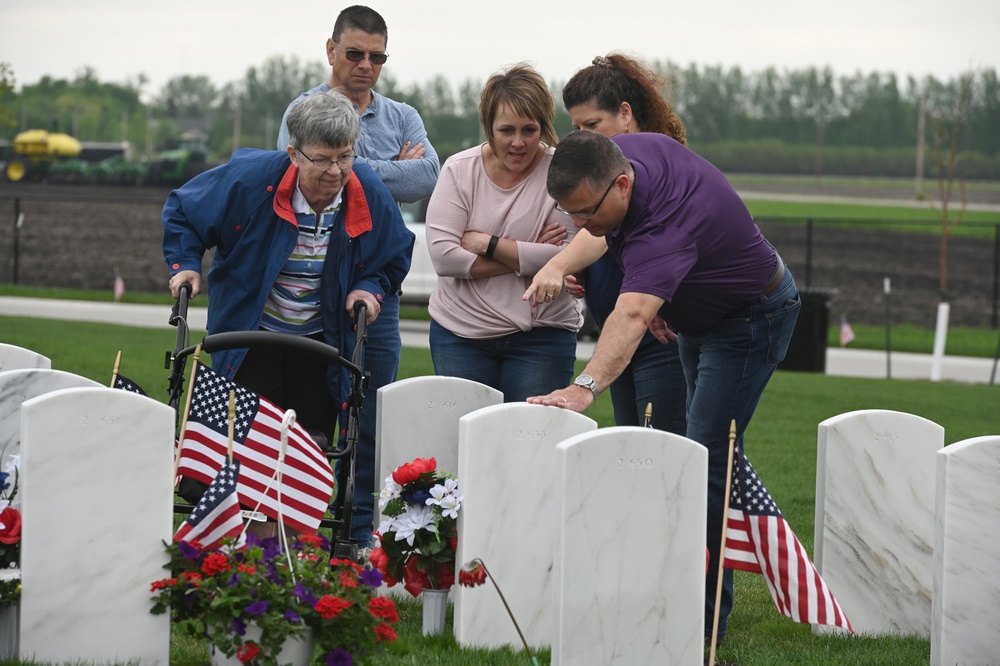 First Memorial Day ceremony at the Fargo National Cemetery