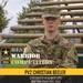 USARAF BWC - Meet the competitors - PV2 Christian Beeler