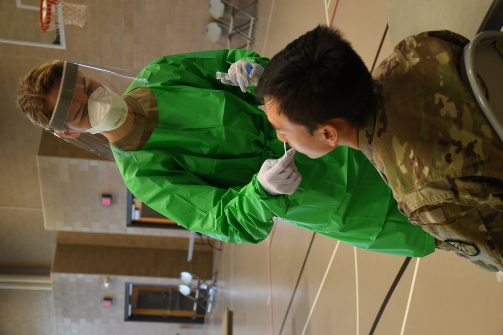 Minnesota National Guard conducts COVID-19 testing for the public