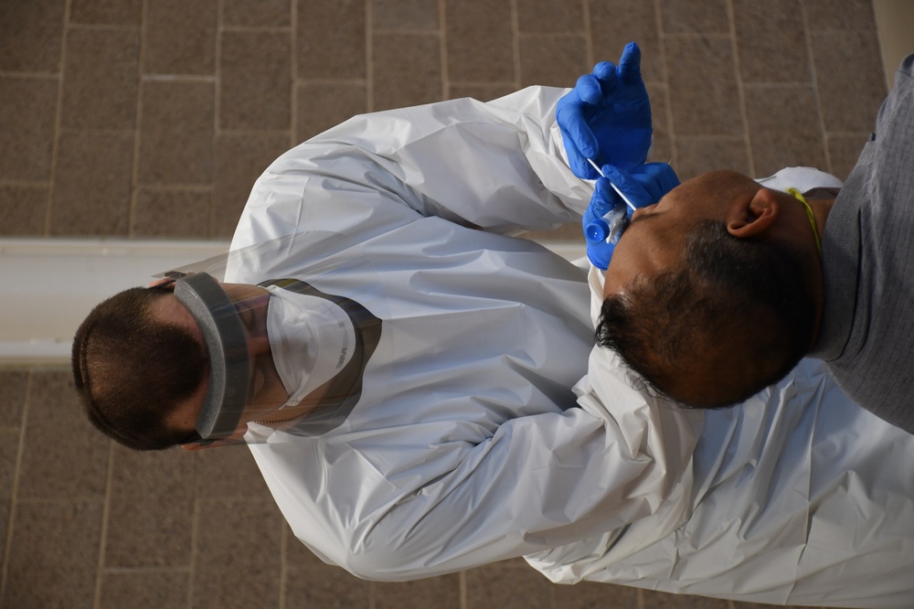 Minnesota National Guard conducts COVID-19 testing for the public
