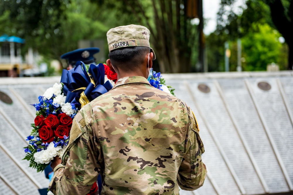 Congresswoman Sheila Jackson Lee Hosts a Memorial Day Commemoration with Texas Military Department Members