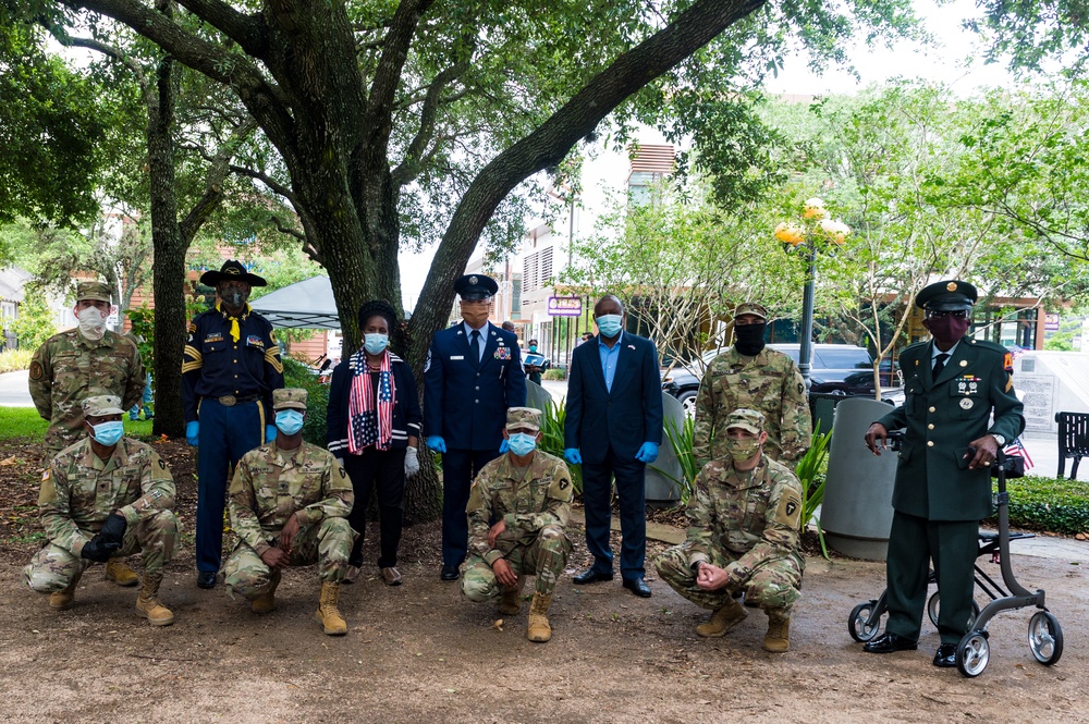 Congresswoman Sheila Jackson Lee Hosts a Memorial Day Commemoration with Texas Military Department Members