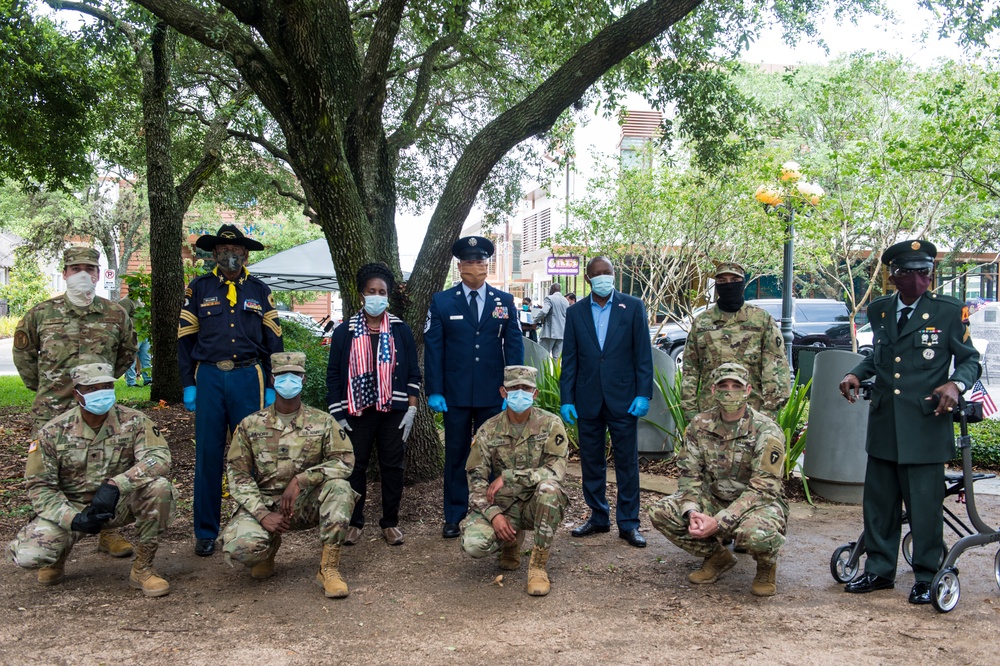 Congresswoman Sheila Jackson Lee Hosts a Memorial Day Commemoration with Texas Military Department Members