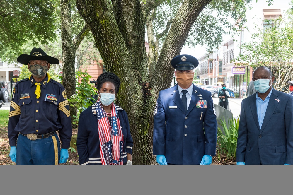 Congresswoman Sheila Jackson Lee Hosts a Memorial Day Commemoration with Texas Military Department Members