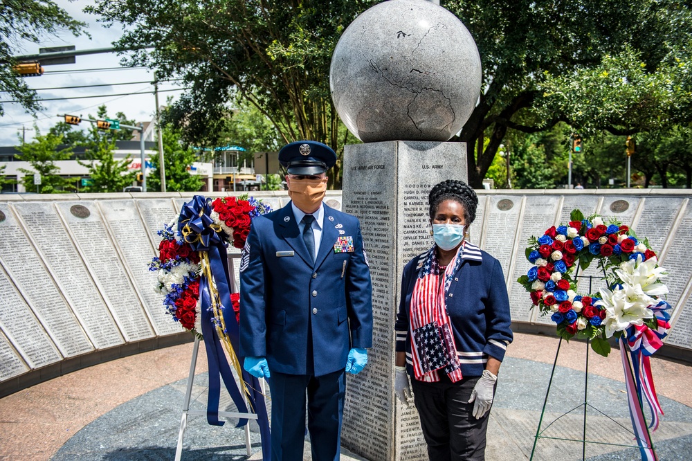 Congresswoman Sheila Jackson Lee Hosts a Memorial Day Commemoration with Texas Military Department Members