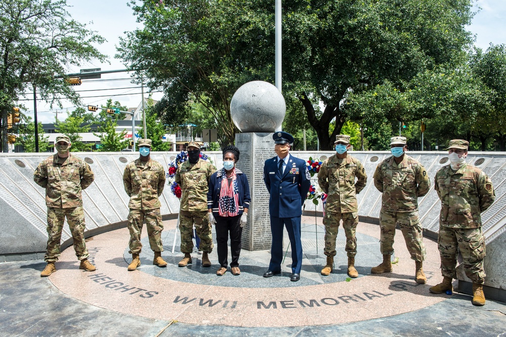 Congresswoman Sheila Jackson Lee Hosts a Memorial Day Commemoration with Texas Military Department Members