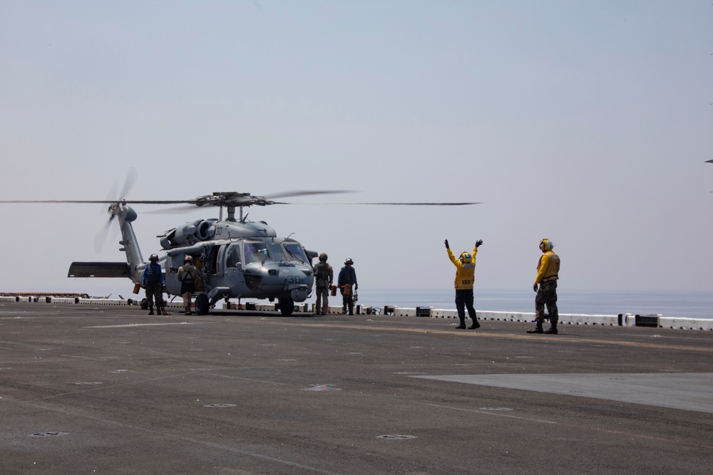 Flight Ops USS Bataan (LHD 5)