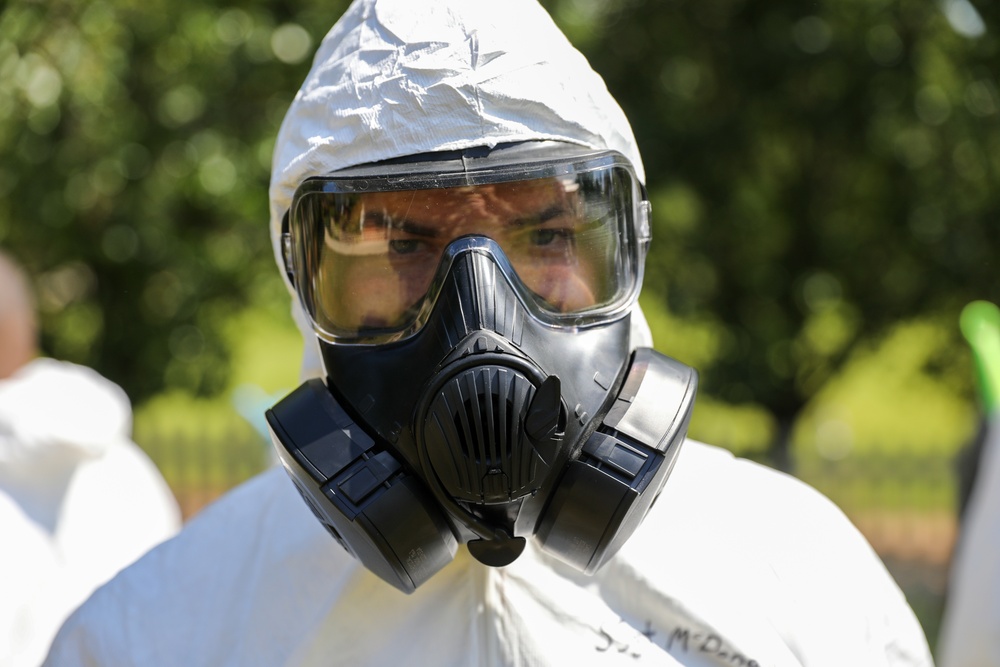 Task Force 31 Disinfects Facilities in Alabama