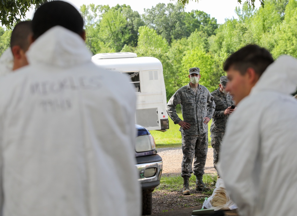 Task Force 31 Disinfects Facilities in Alabama