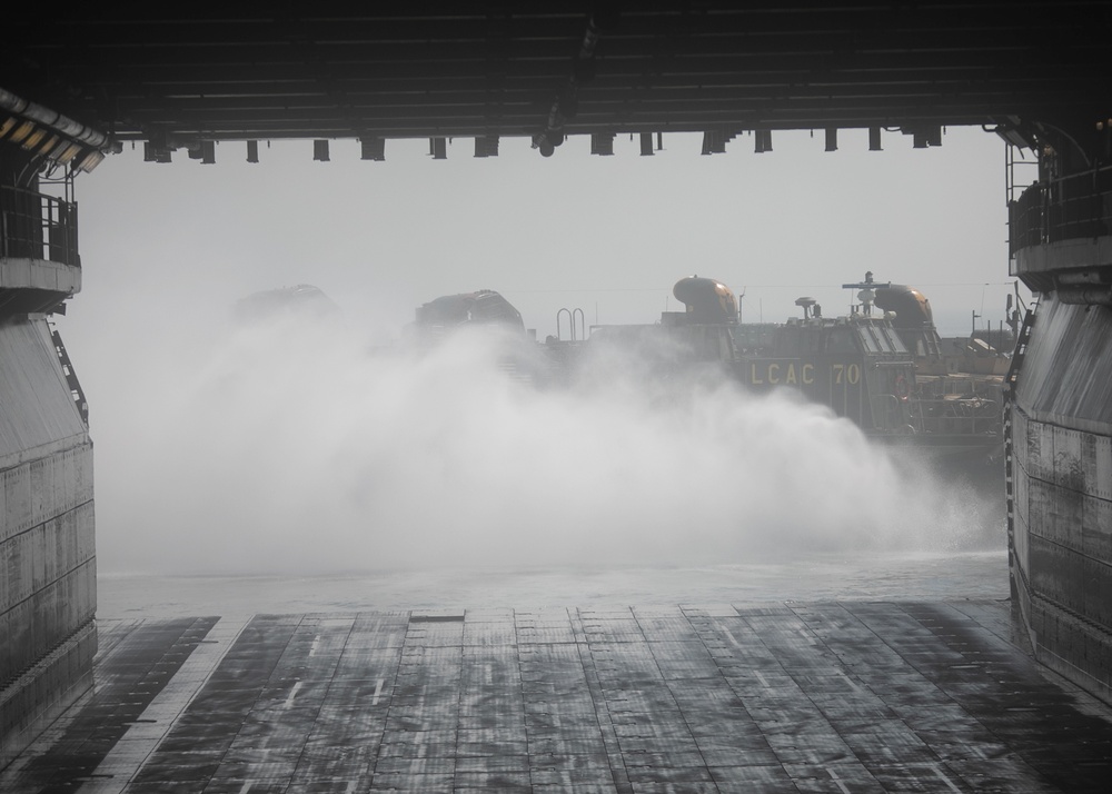 USS Bataan (LHD 5) Well Deck Operations