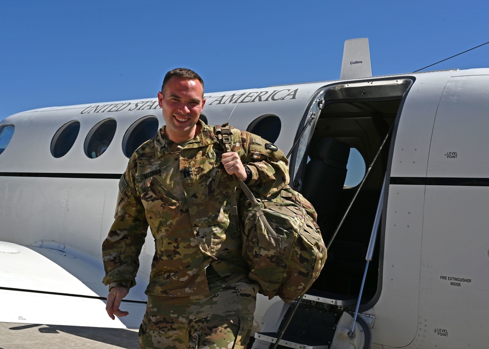 Wounded NH Guardsman returns home