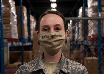 Members of the 121ARW support Ohio food bank