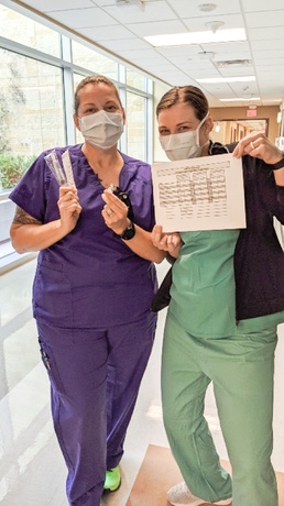 CRDAMC LVNs training to administer IV push medications