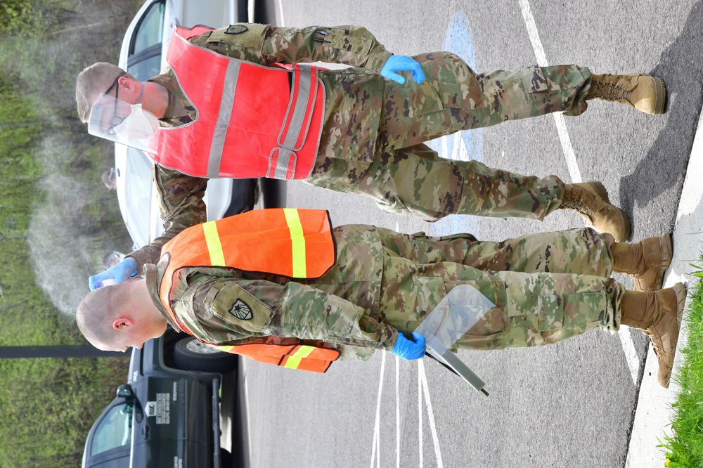 Minnesota National Guard provide COVID-19 testing