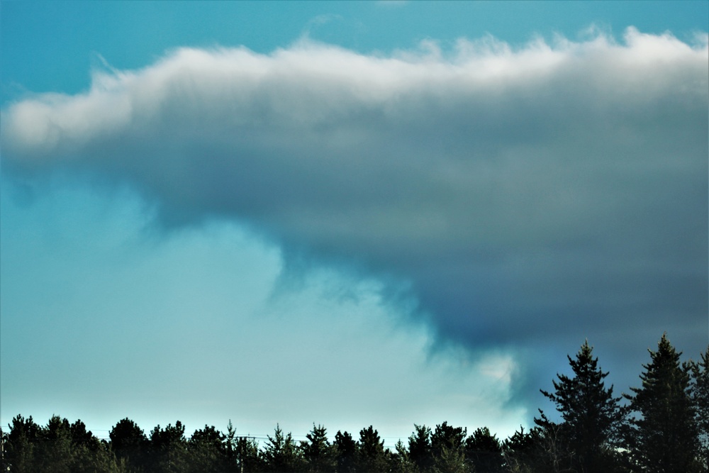 Storm approaching Fort McCoy