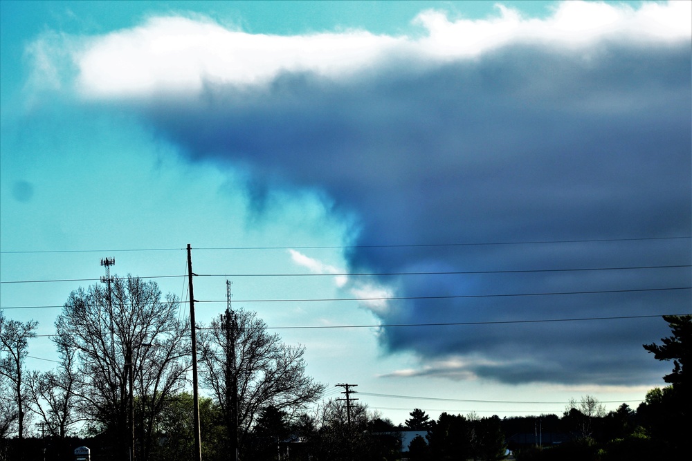 Storm approaching Fort McCoy