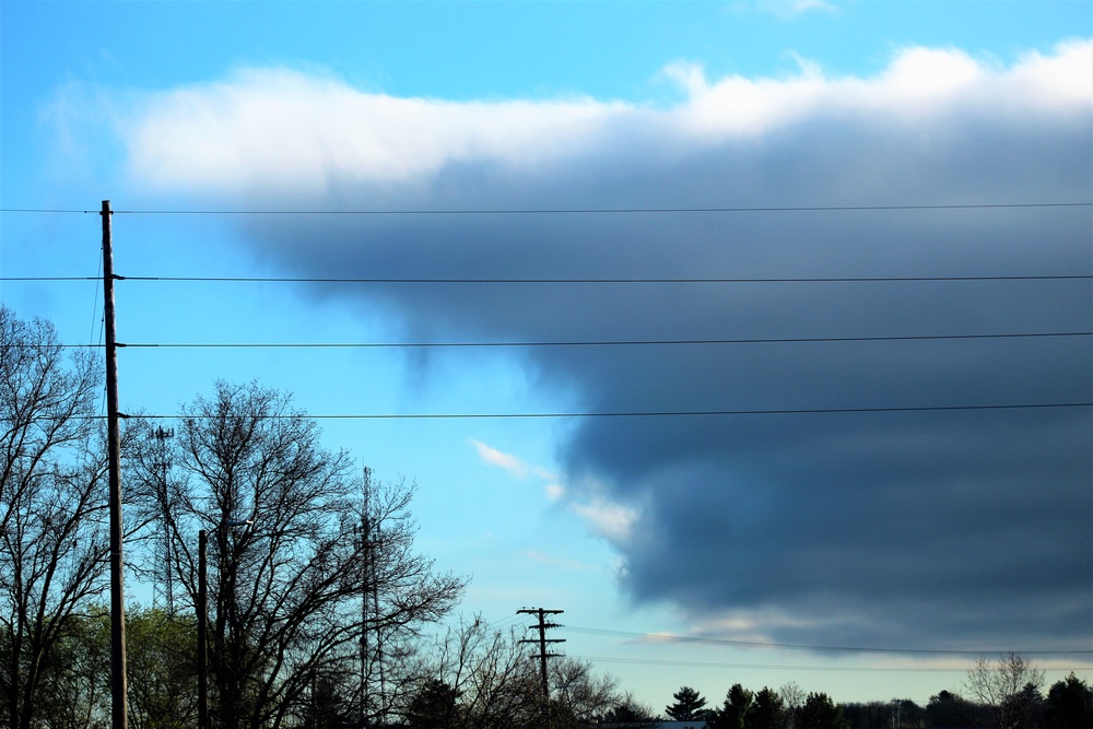 Storm approaching Fort McCoy