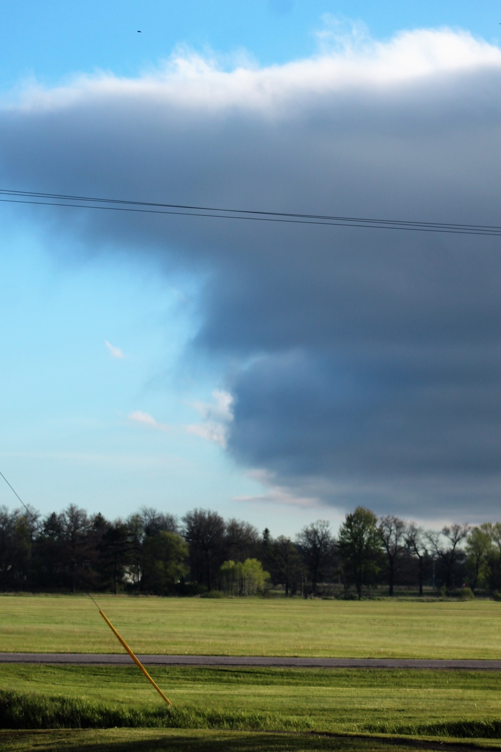 Storm approaching Fort McCoy