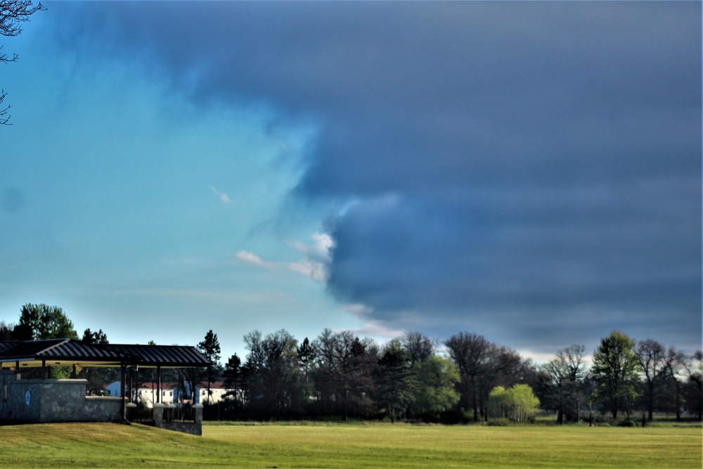 Storm approaching Fort McCoy
