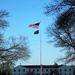 American Flag and Fort McCoy