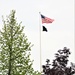 American Flag and Fort McCoy