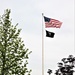 American Flag and Fort McCoy
