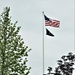 American Flag and Fort McCoy
