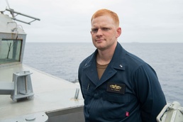 Lieutenant Junior Grade Everts Poses for a Photo