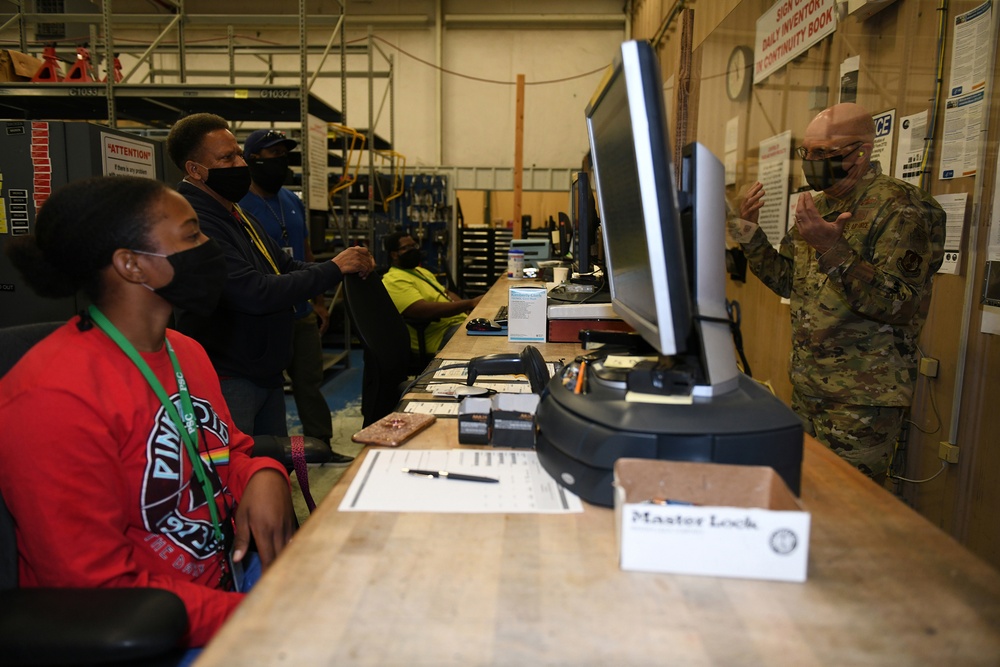 AFMC Commander visits Robins AFB