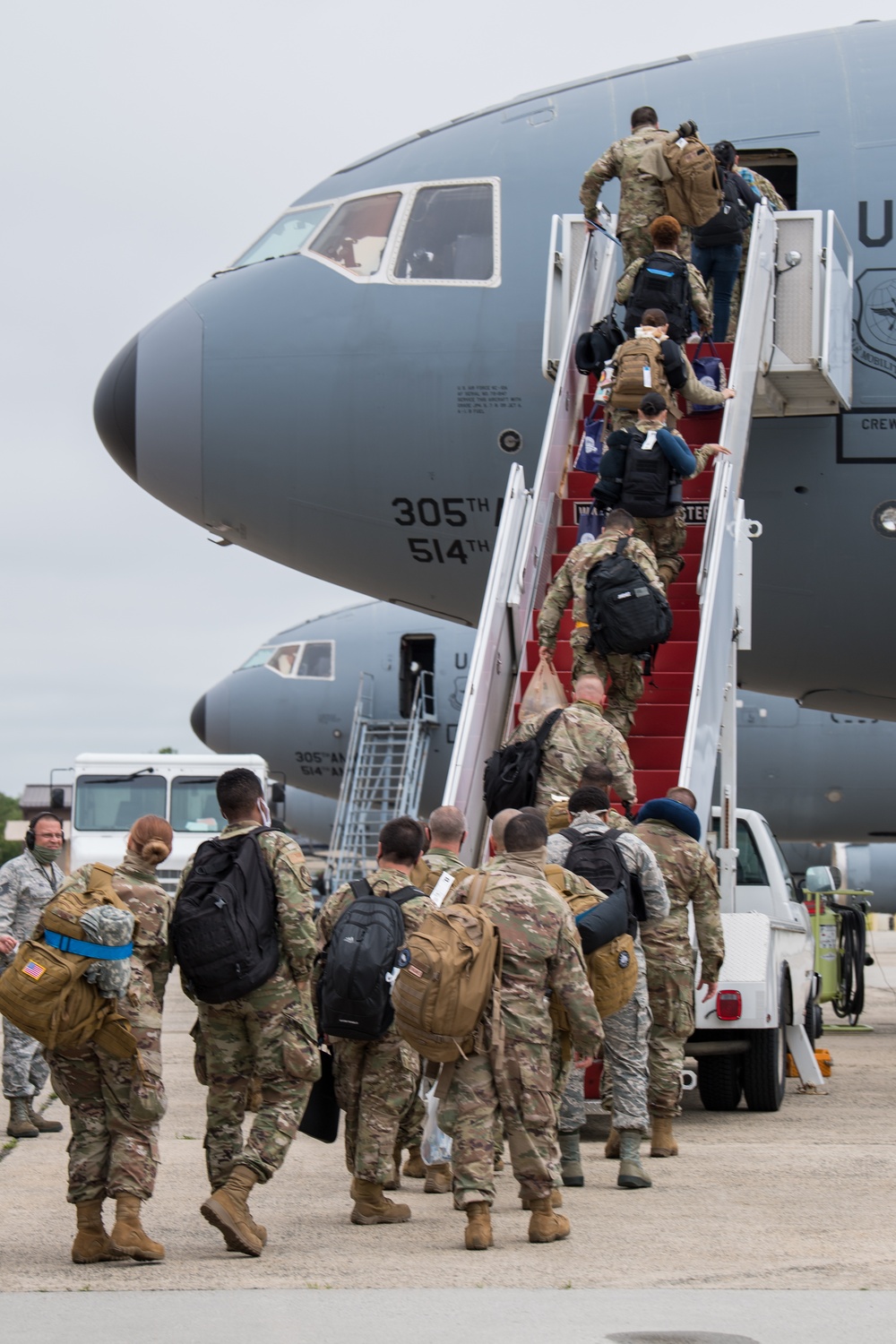 714th AMXS Deploys Overseas