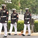 Body Bearers execute 21 gun salute in honor of Memorial Day