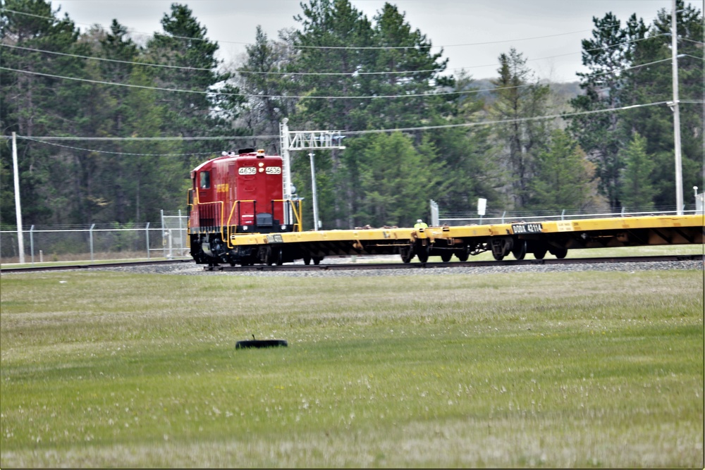 Fort McCoy LRC rail team moves equipment bound for deployment