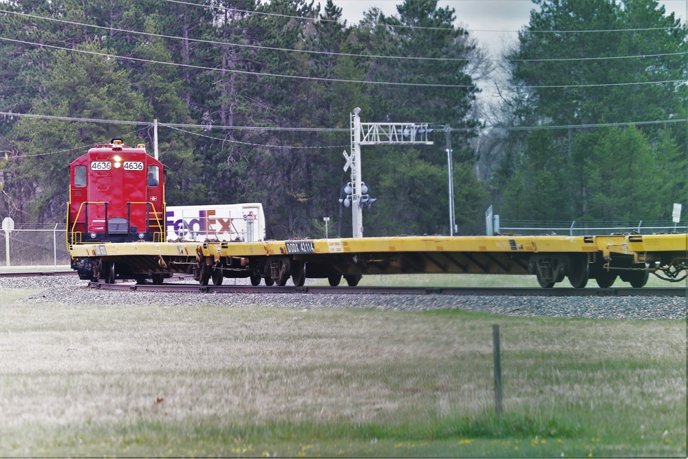 Fort McCoy LRC rail team moves equipment bound for deployment