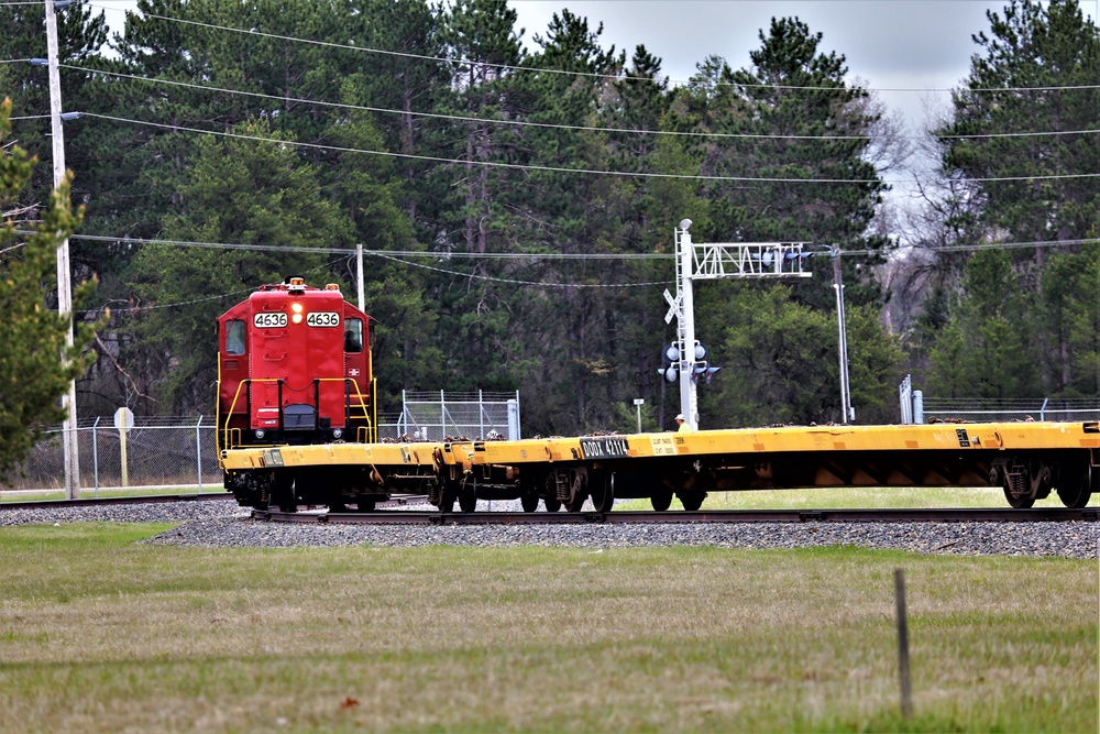 Fort McCoy LRC rail team moves equipment bound for deployment