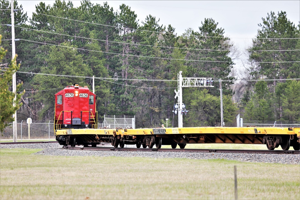 Fort McCoy LRC rail team moves equipment bound for deployment