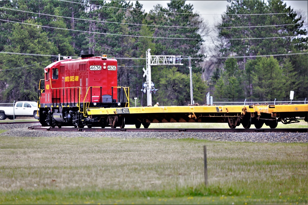 Fort McCoy LRC rail team moves equipment bound for deployment