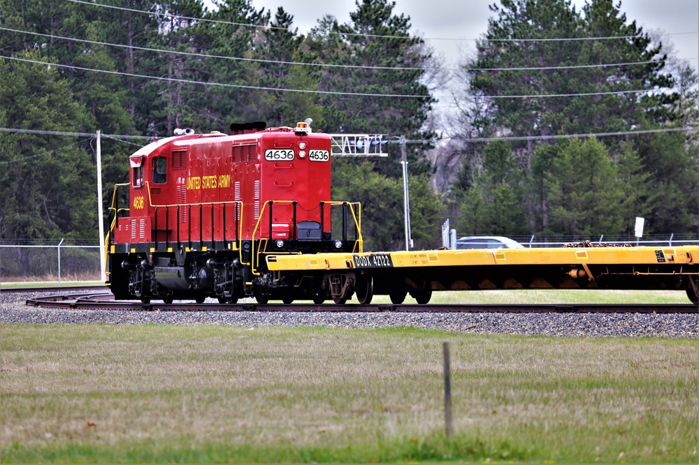 Fort McCoy LRC rail team moves equipment bound for deployment