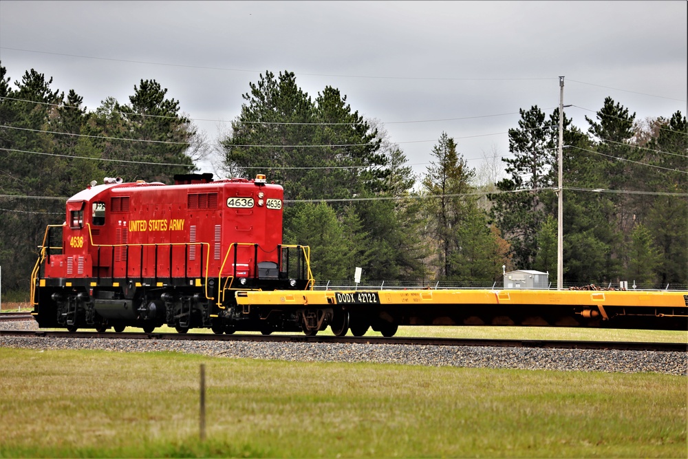 Fort McCoy LRC rail team moves equipment bound for deployment