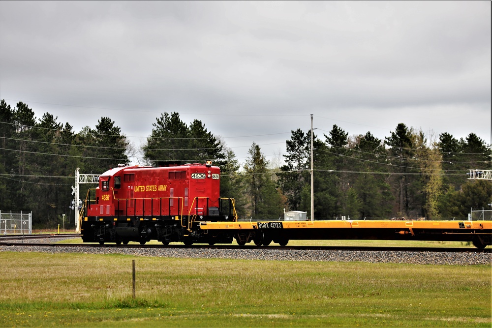 Fort McCoy LRC rail team moves equipment bound for deployment