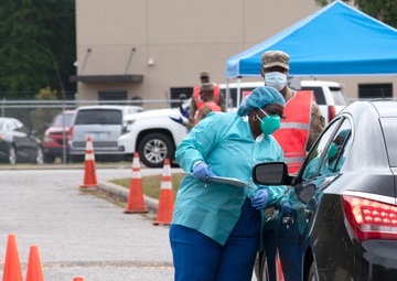 South Carolina National Guard assists at Orangeburg testing site
